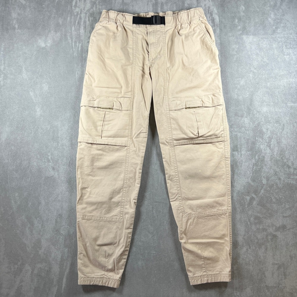 Columbia Tan Cargo Jogger Pants Womens Medium Stretch Utility Hiking